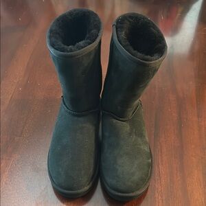 2/$30 Black Shearling Lined Boots